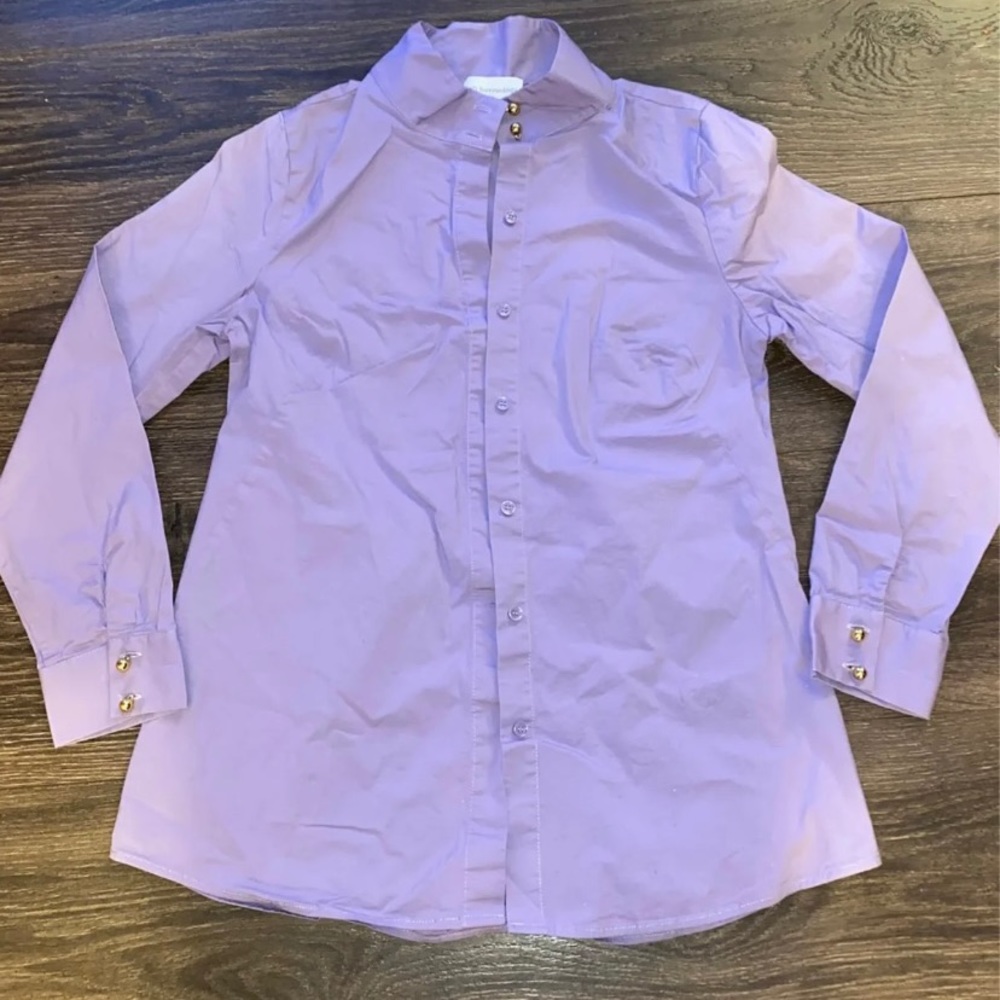 Women’s Button Front Dress Shirt - XS